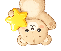 Bear with star